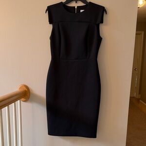 Calvin Klein Black Sleeveless Sheath Dress